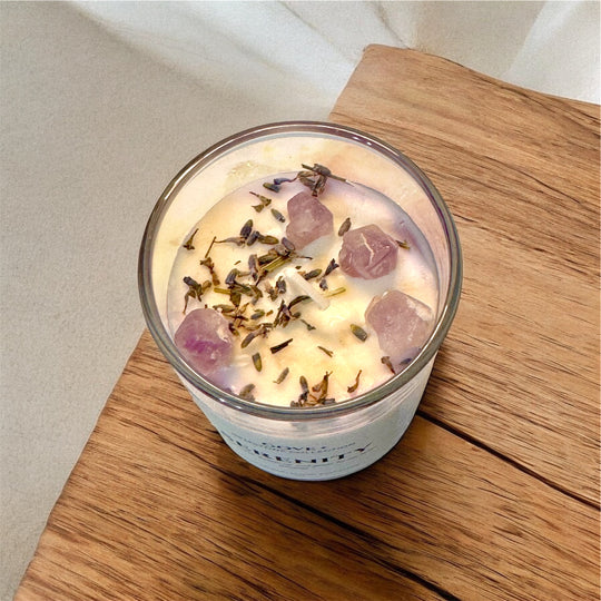 SERENITY - Amethyst Gemstone Candle